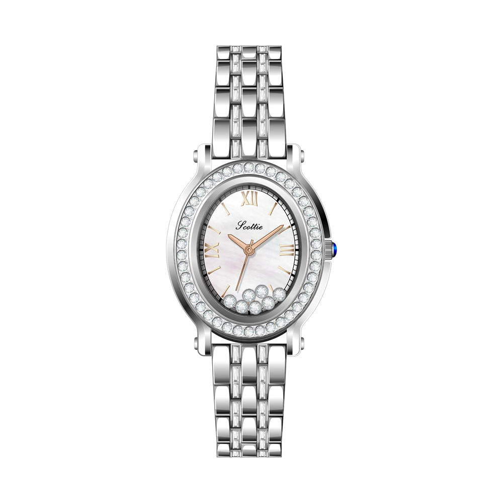 Scottie Milano – Floating Diamond Watch