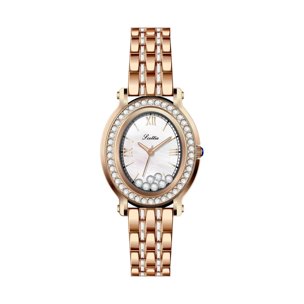 Scottie Milano – Floating Diamond Watch
